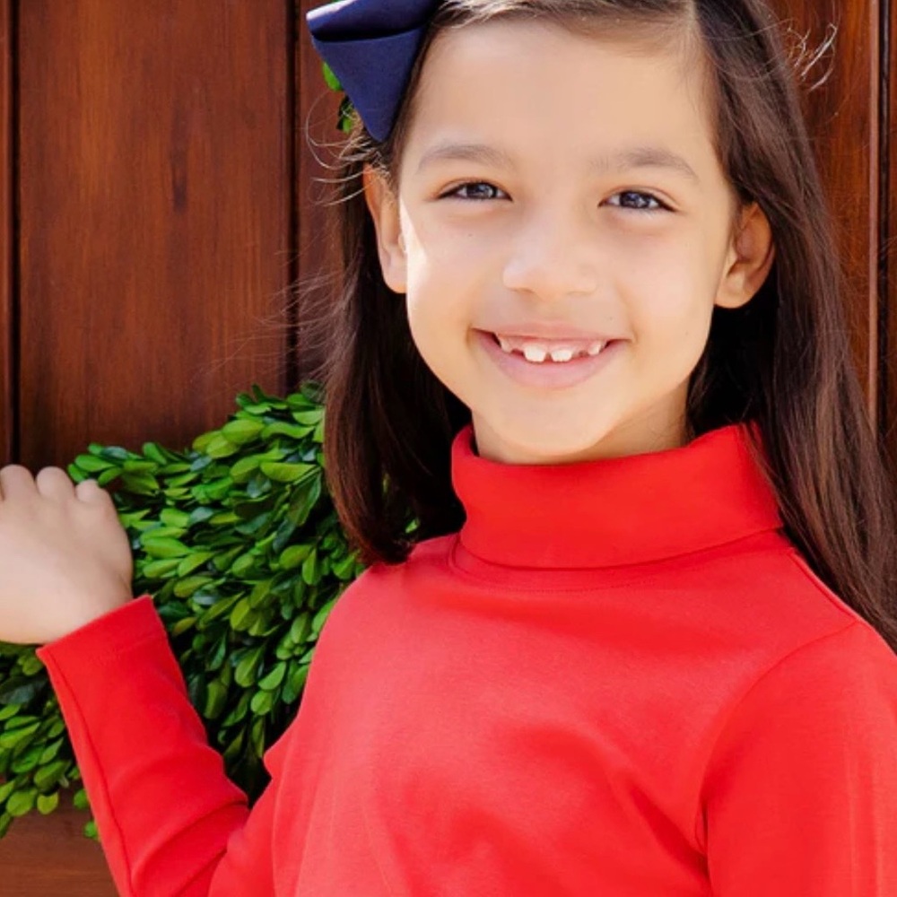T.B.B.C. Tatum's Turtleneck (Unisex) in Richmond Red, Size 18-24M - Picture 11 of 11
